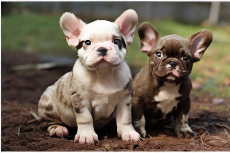 Chocolate Merle French Bulldog